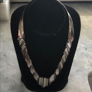 Vintage Taxco Mexico sterling necklace heavy 177 g